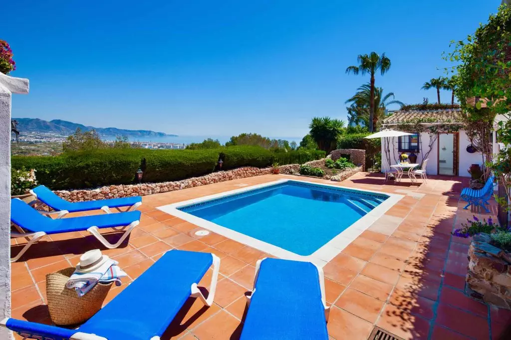 private pool in spain